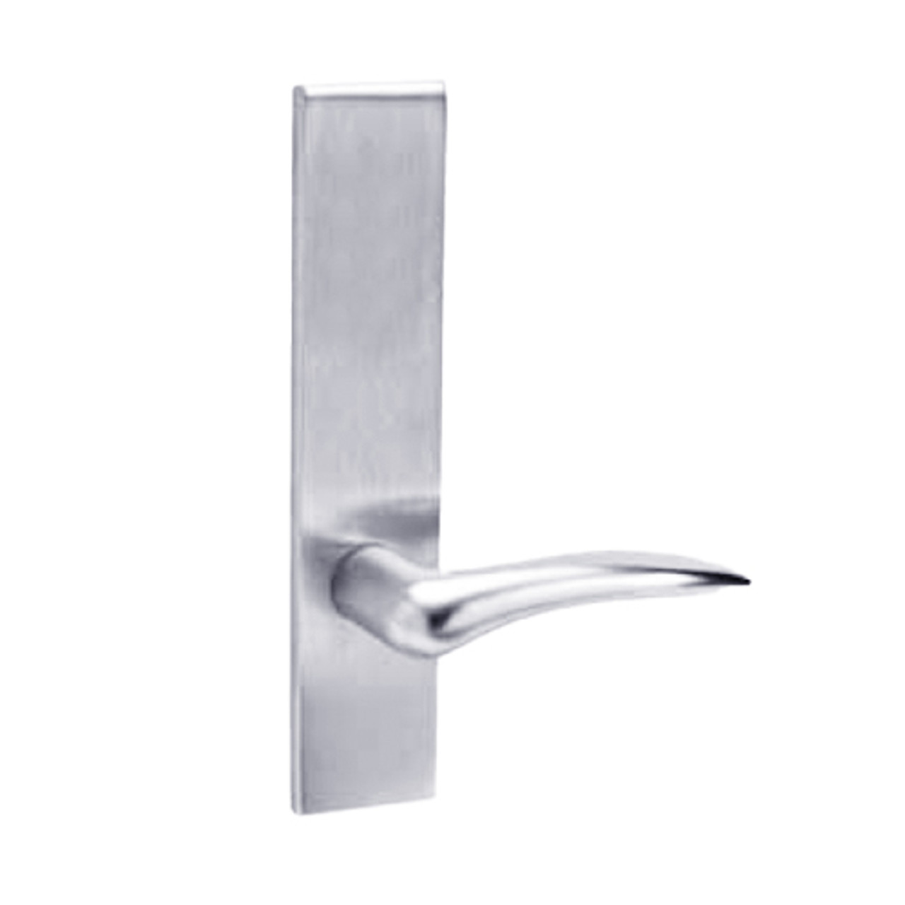 ML2060-DSR-625-LH-M31 Corbin Russwin ML2000 Series Mortise Privacy Locksets with Dirke Lever in Bright Chrome