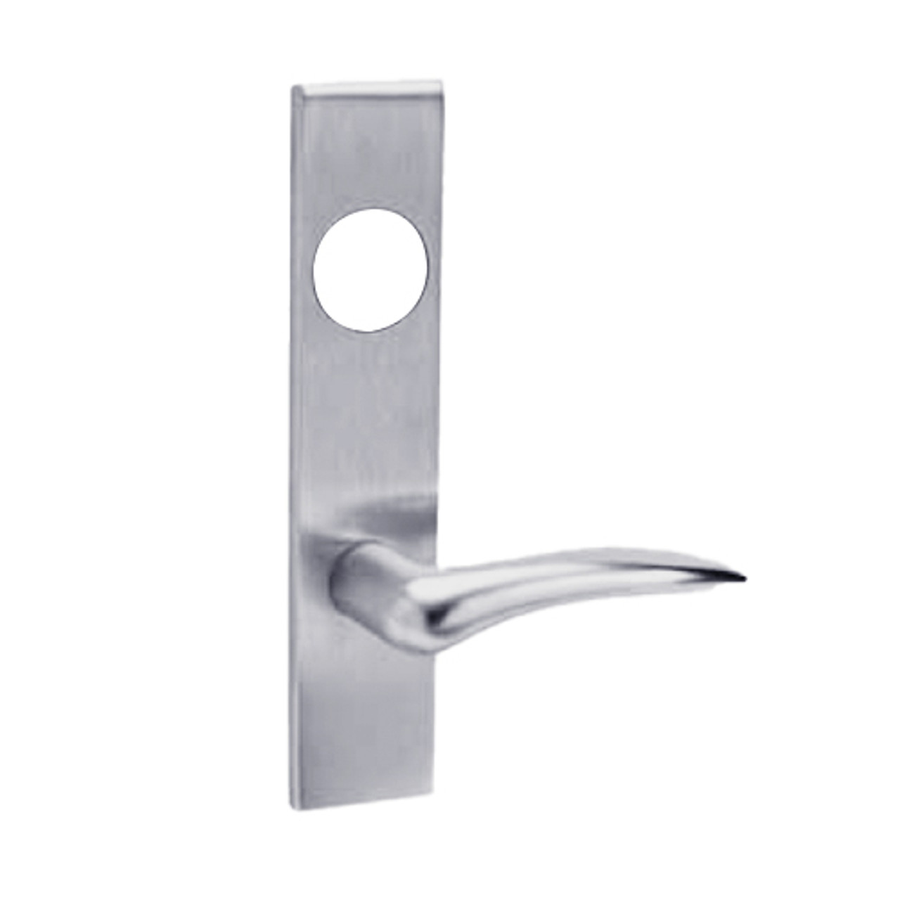 ML2055-DSR-626-LC-LH Corbin Russwin ML2000 Series Mortise Classroom Locksets with Dirke Lever in Satin Chrome