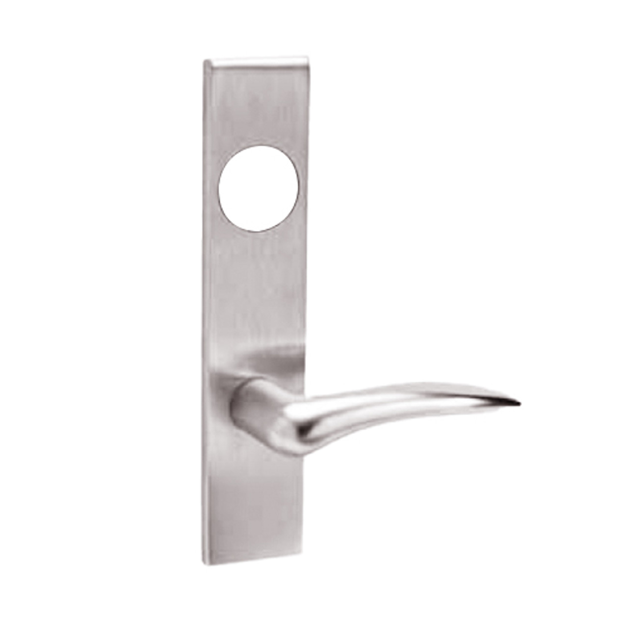 ML2069-DSR-629-CL7-LH Corbin Russwin ML2000 Series IC 7-Pin Less Core Mortise Institution Privacy Locksets with Dirke Lever in Bright Stainless Steel