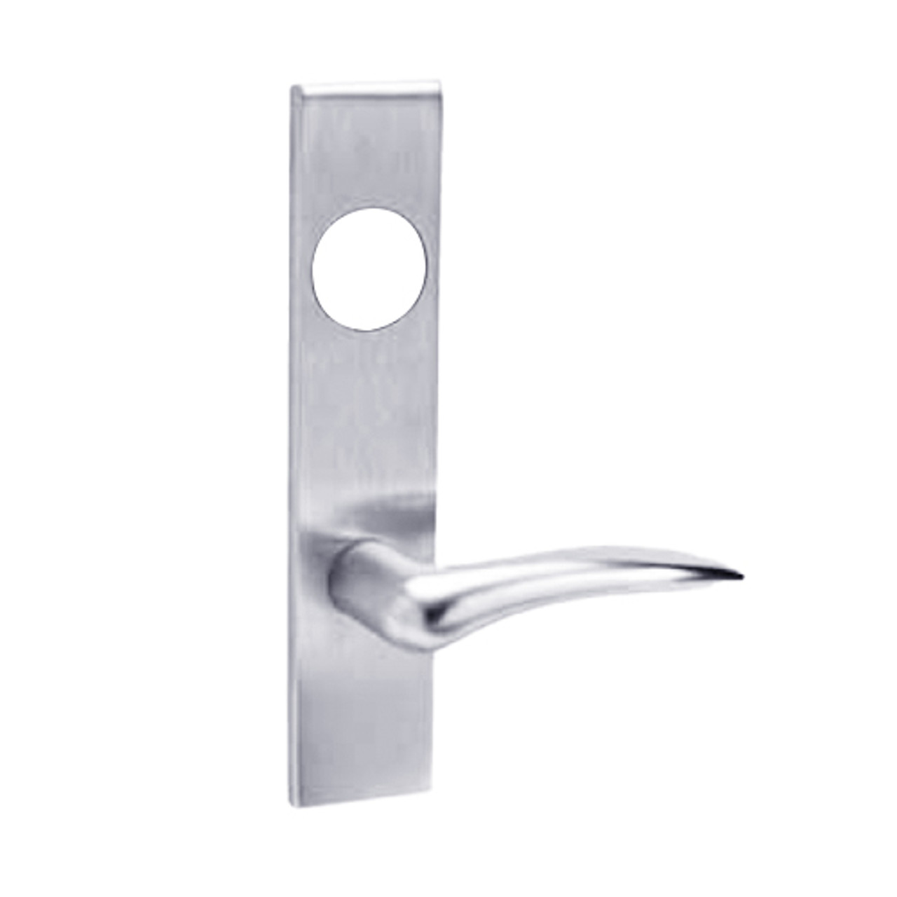 ML2058-DSR-625-LH-M31 Corbin Russwin ML2000 Series Mortise Entrance Holdback Trim Pack with Dirke Lever in Bright Chrome