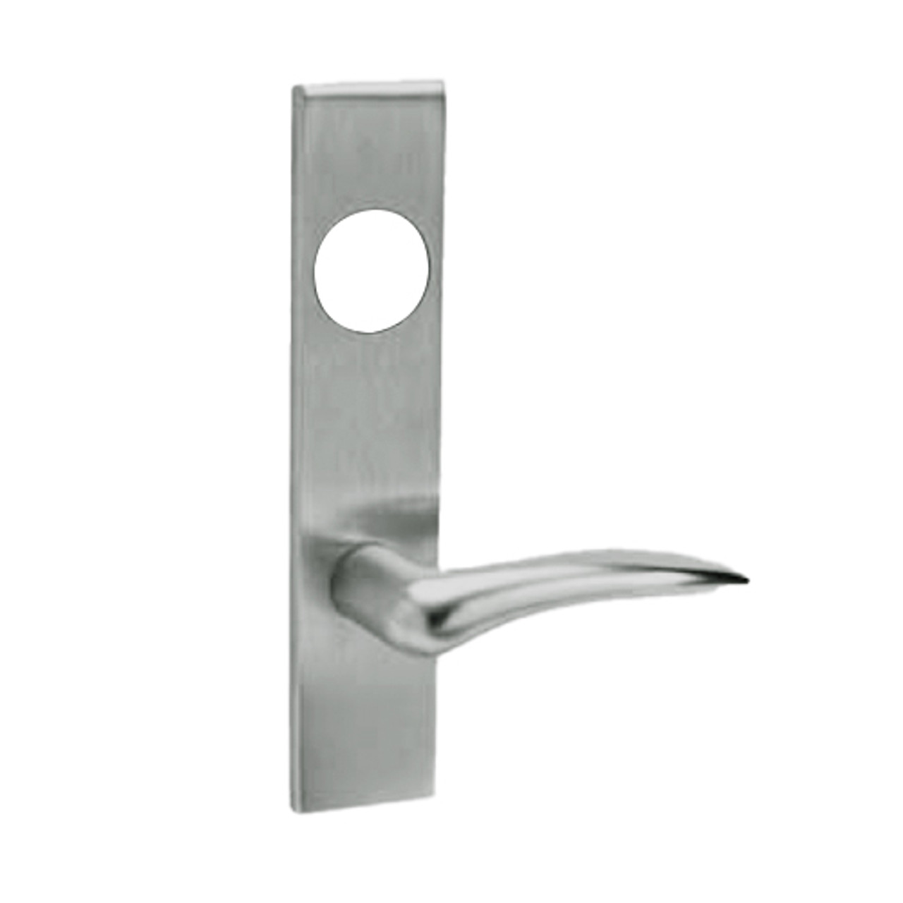 ML2082-DSR-619-LH Corbin Russwin ML2000 Series Mortise Dormitory or Exit Locksets with Dirke Lever with Deadbolt in Satin Nickel