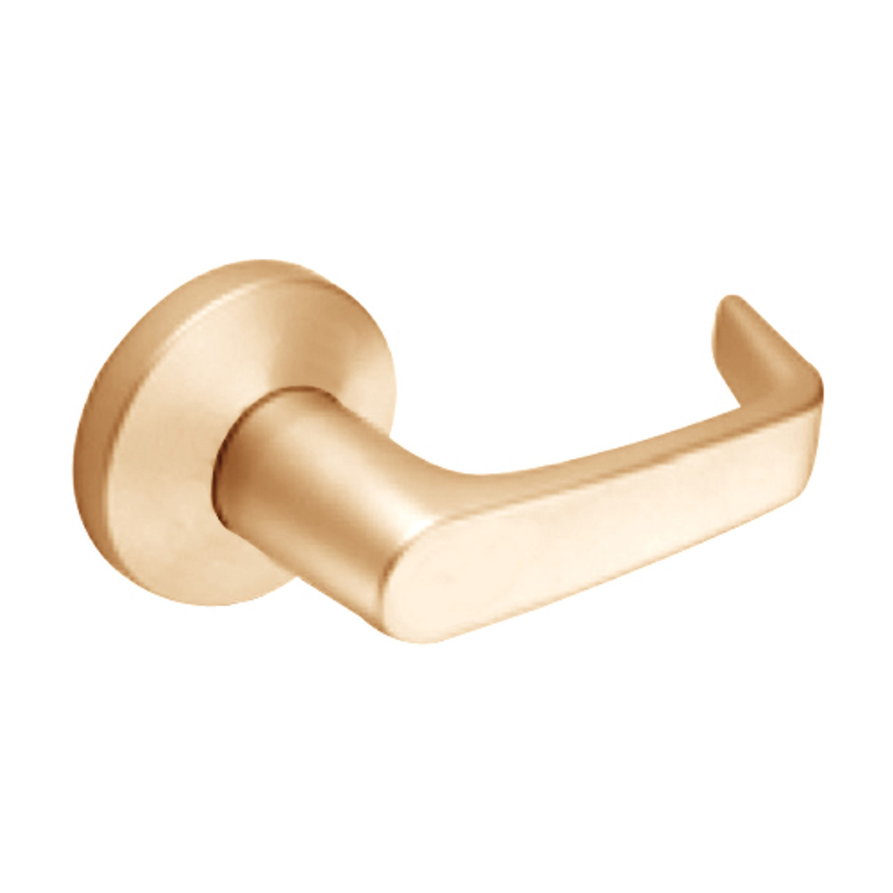 9K50Y15KS3611LM Best 9K Series Exit Heavy Duty Cylindrical Lever Locks with Contour Angle with Return Lever Design in Bright Bronze
