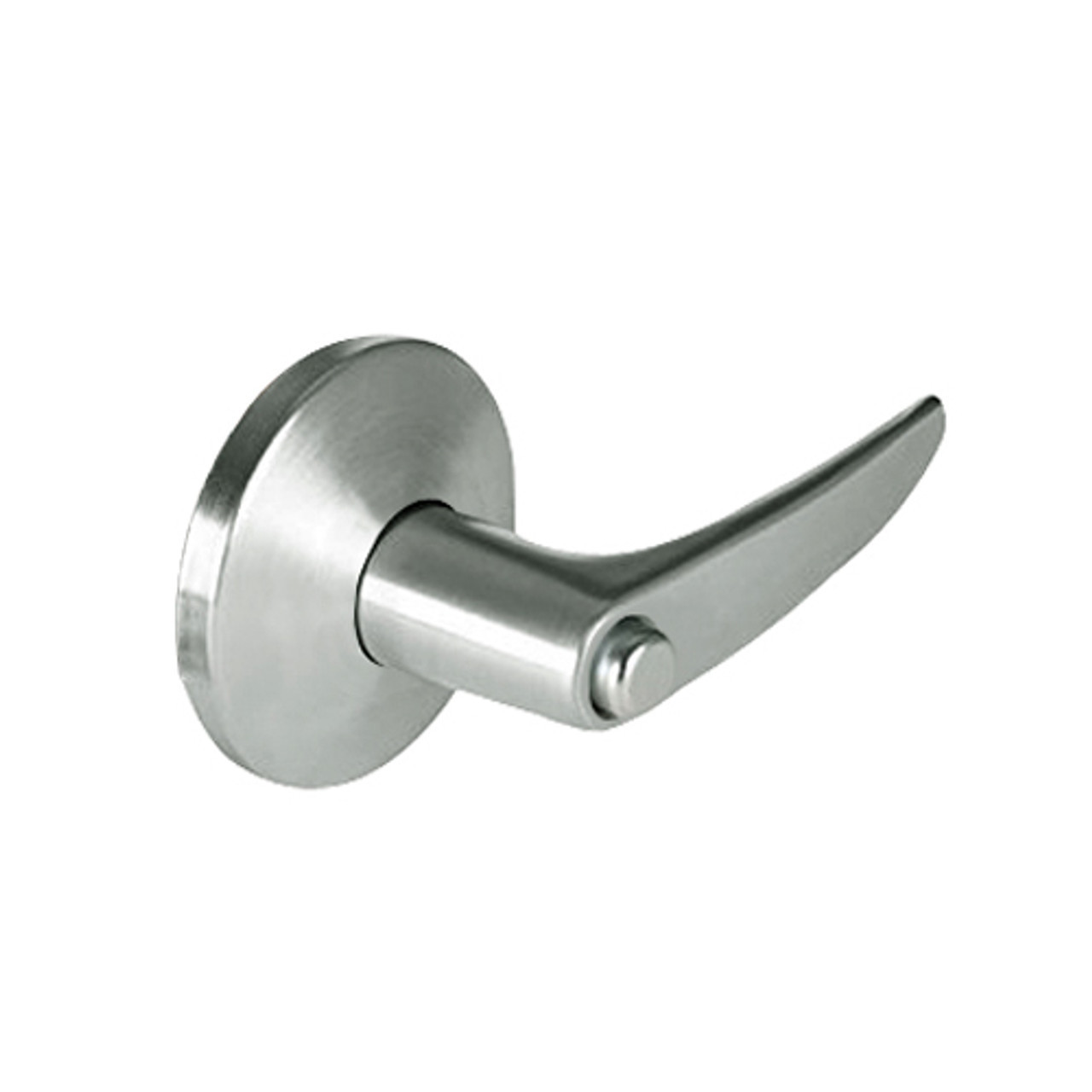 9K40L16LS3619LM Best 9K Series Privacy Heavy Duty Cylindrical Lever Locks with Curved Without Return Lever Design in Satin Nickel