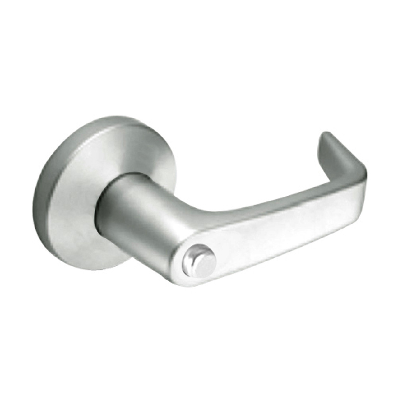 9K50L15KSTK619LM Best 9K Series Privacy Heavy Duty Cylindrical Lever Locks with Contour Angle with Return Lever Design in Satin Nickel