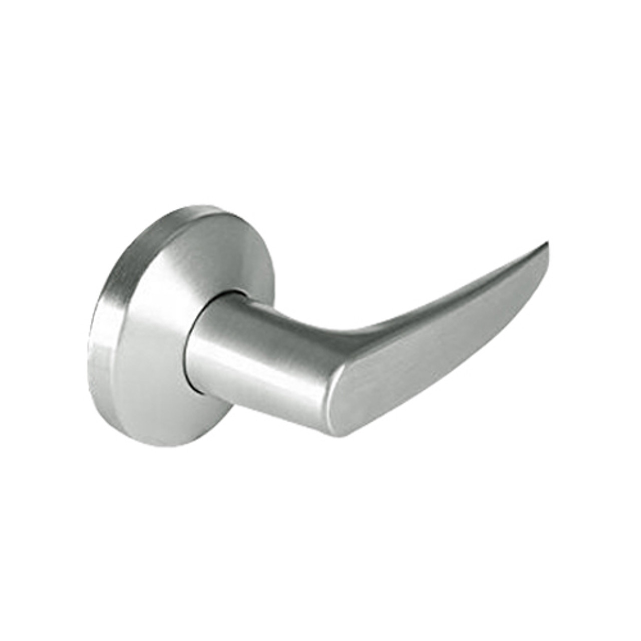 9K50P16KS3618LM Best 9K Series Patio Heavy Duty Cylindrical Lever Locks with Curved Without Return Lever Design in Bright Nickel