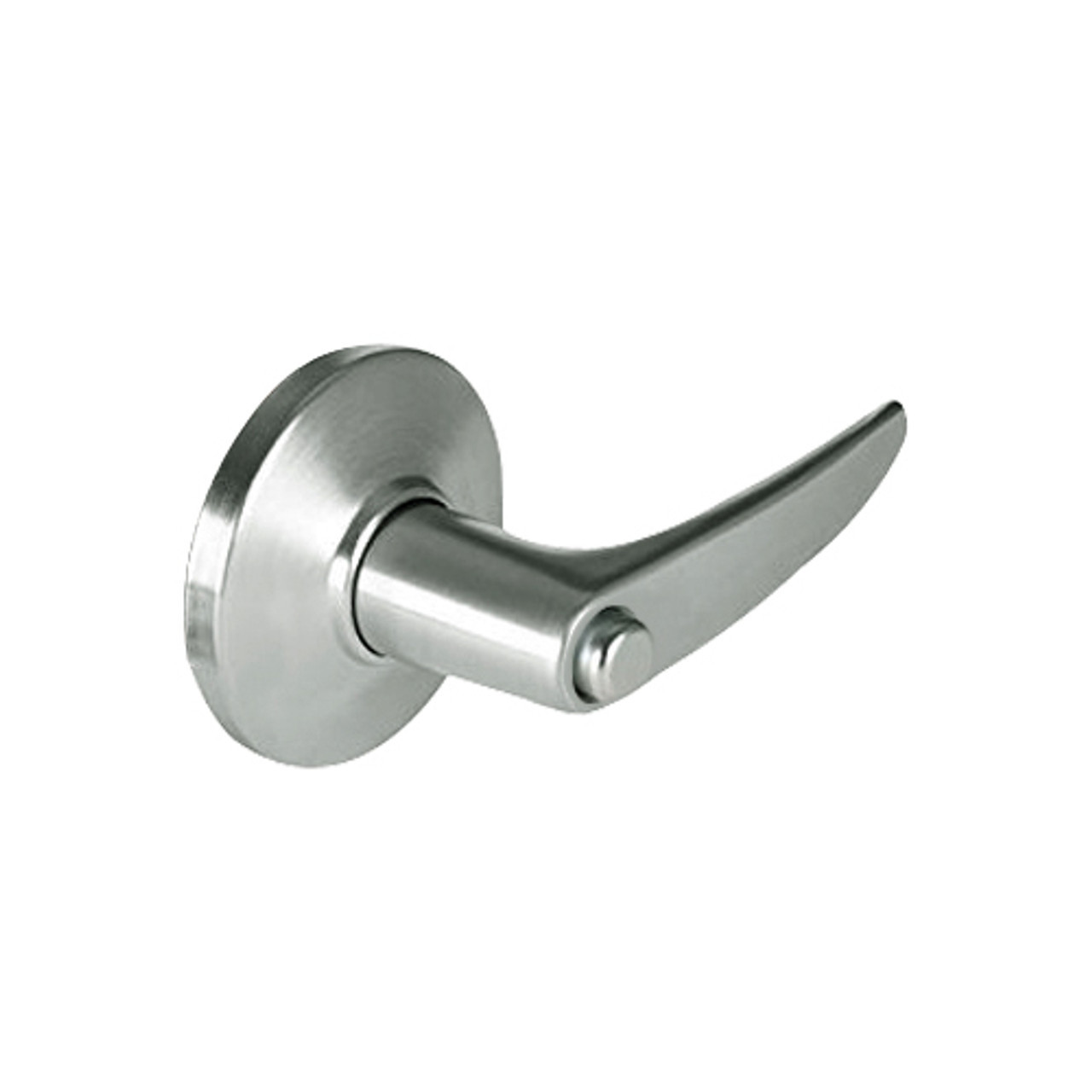 9K50LL16DSTK619LM Best 9K Series Hospital Privacy Heavy Duty Cylindrical Lever Locks with Curved Without Return Lever Design in Satin Nickel