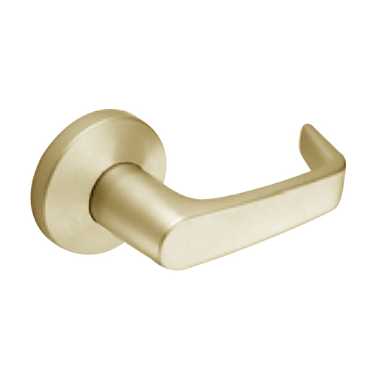 9K40P15KS3606LM Best 9K Series Patio Heavy Duty Cylindrical Lever Locks with Contour Angle with Return Lever Design in Satin Brass