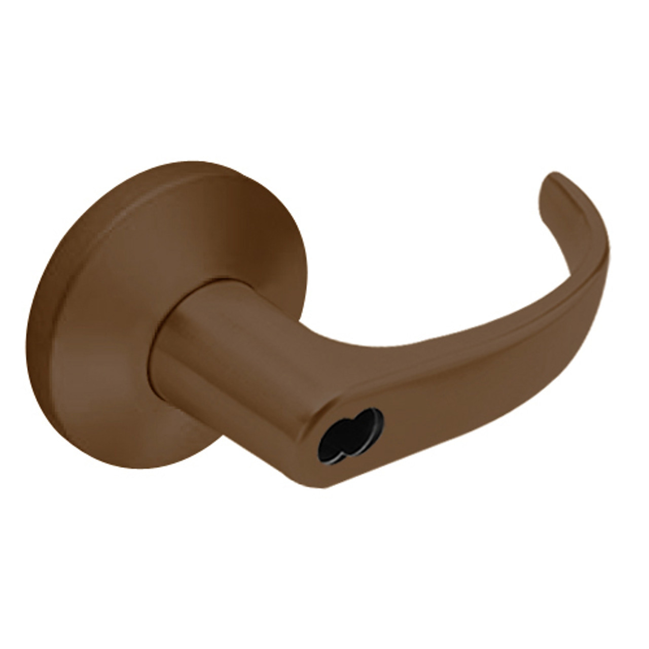 9K37H14KSTK690LM Best 9K Series Hotel Cylindrical Lever Locks with Curved with Return Lever Design Accept 7 Pin Best Core in Dark Bronze