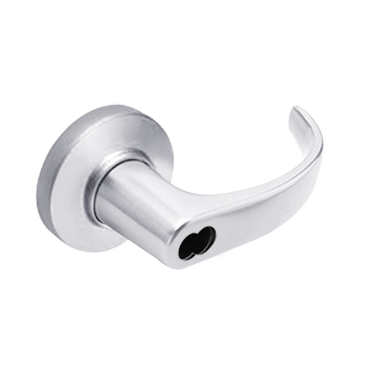 9K37H14CS3625LM Best 9K Series Hotel Cylindrical Lever Locks with Curved with Return Lever Design Accept 7 Pin Best Core in Bright Chrome