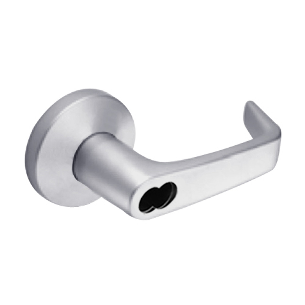 9K37H15KSTK626LM Best 9K Series Hotel Cylindrical Lever Locks with Contour Angle with Return Lever Design Accept 7 Pin Best Core in Satin Chrome