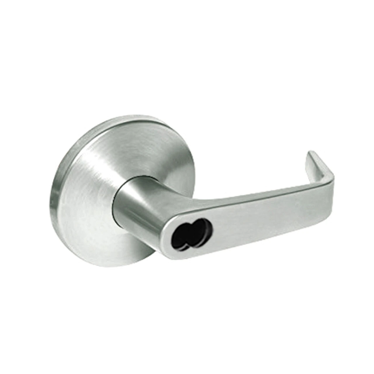 9K47G15LSTK619LM Best 9K Series Storeroom Cylindrical Lever Locks with Contour Angle with Return Lever Design Accept 7 Pin Best Core in Satin Nickel