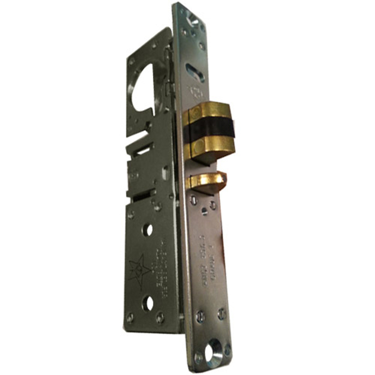 4510-16-202-313 Adams Rite Standard Deadlatch with flat faceplate in Dark Bronze Anodized Finish