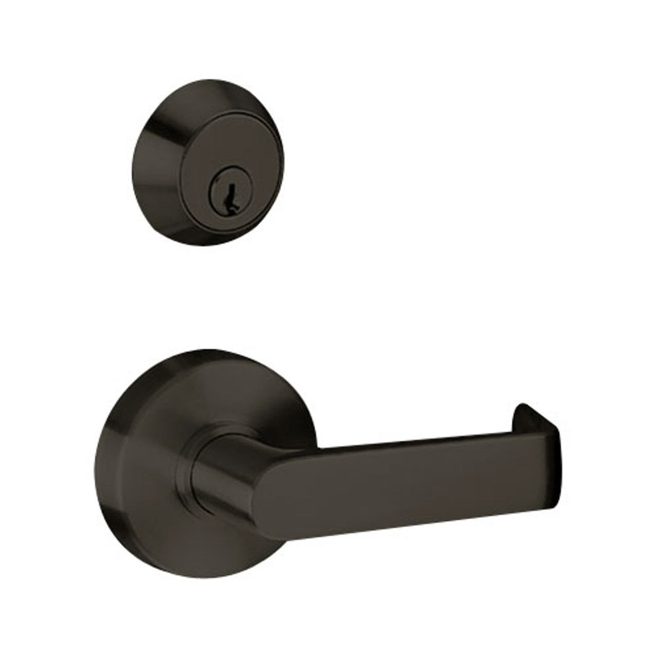 MSS-R-S-32-622-IC TownSteel Double Cylinder Intruder Latch Bolt Heavy Duty Sectional Mortise Lock with Sentinel Lever Prep for SFIC in Oil Rubbed Bronze