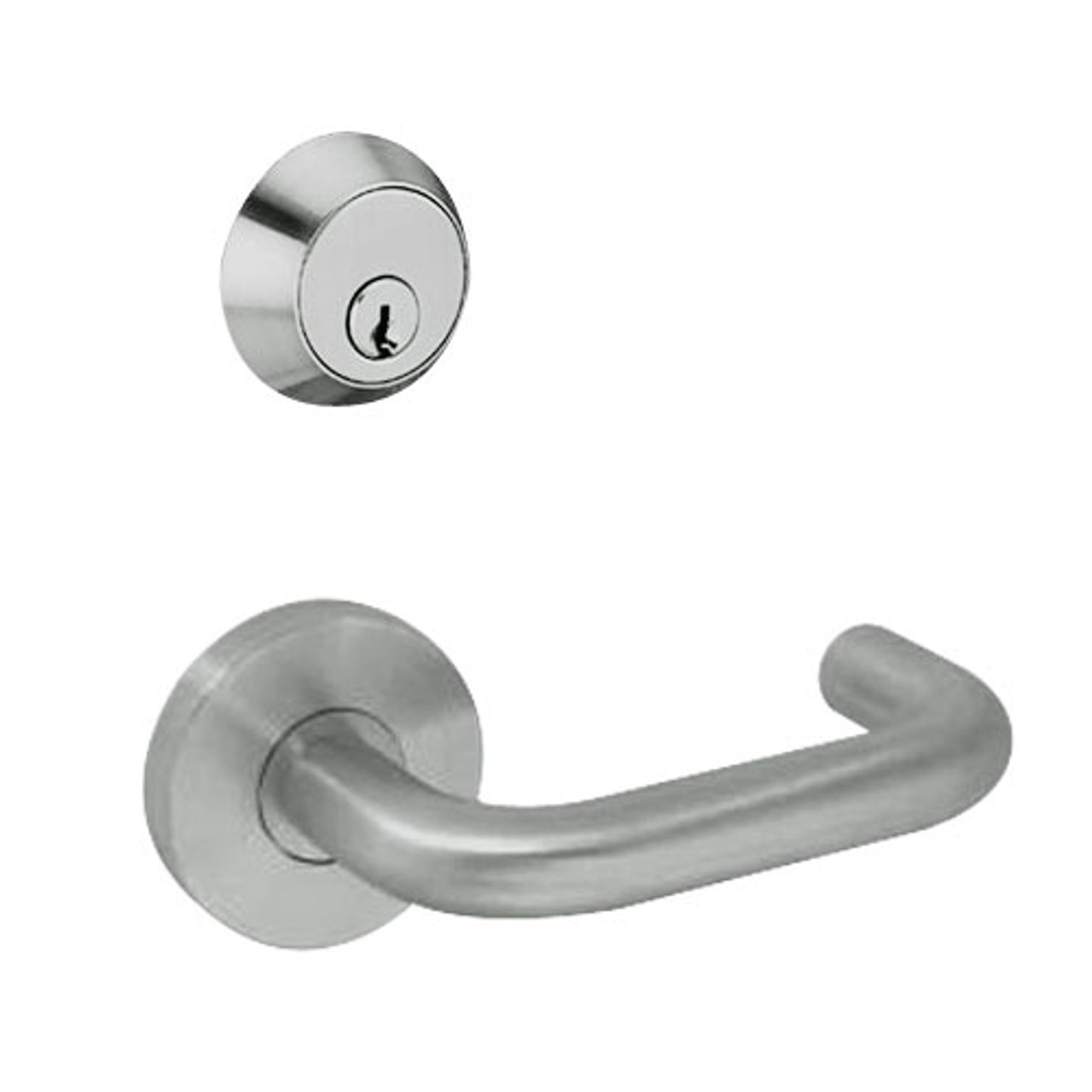 MSS-R-T-14-630-IC TownSteel Double Cylinder Storeroom Heavy Duty Sectional Mortise Lock with Tango Lever Prep for SFIC in Satin Stainless Steel