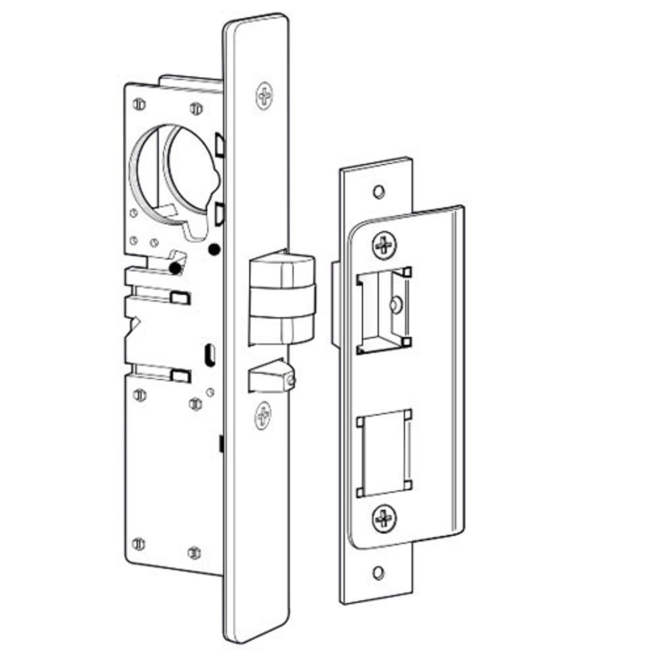 4530-15-102-313 Adams Rite Standard Deadlatch