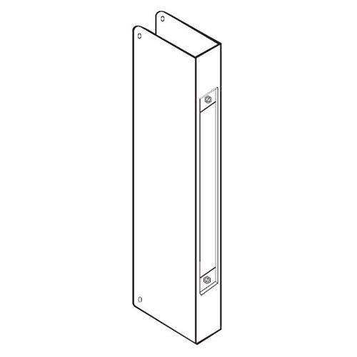 504-10B-CW Don Jo Mortise Lock Wrap-around Plate