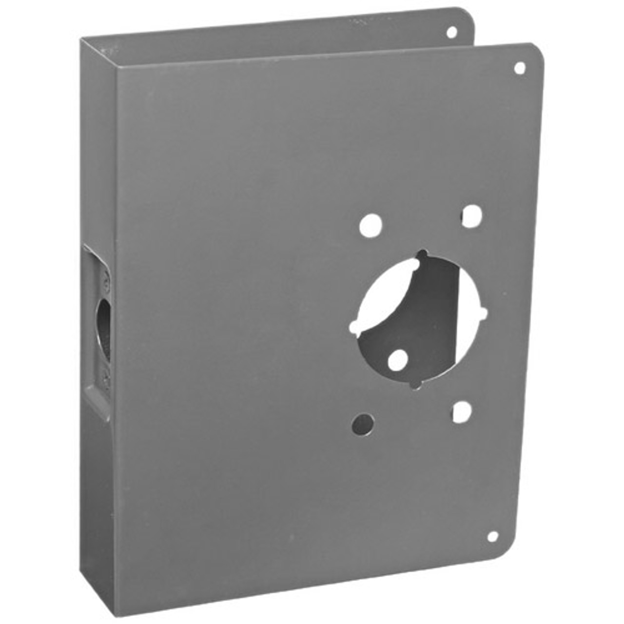 4U-2-S-CW Don Jo Blank Wrap-Around Plate in Stainless Steel Finish