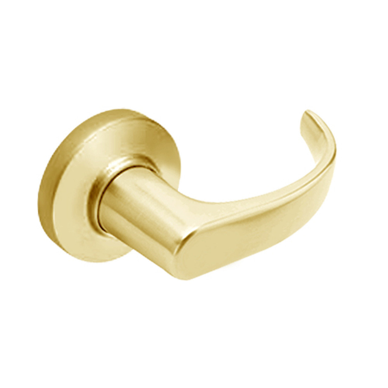 9KW47DEU14CS3605RQELM Best 9KW Series Fail Secure Electromechanical Heavy Duty Cylindrical Lock with Curved w/ Return Style in Bright Brass