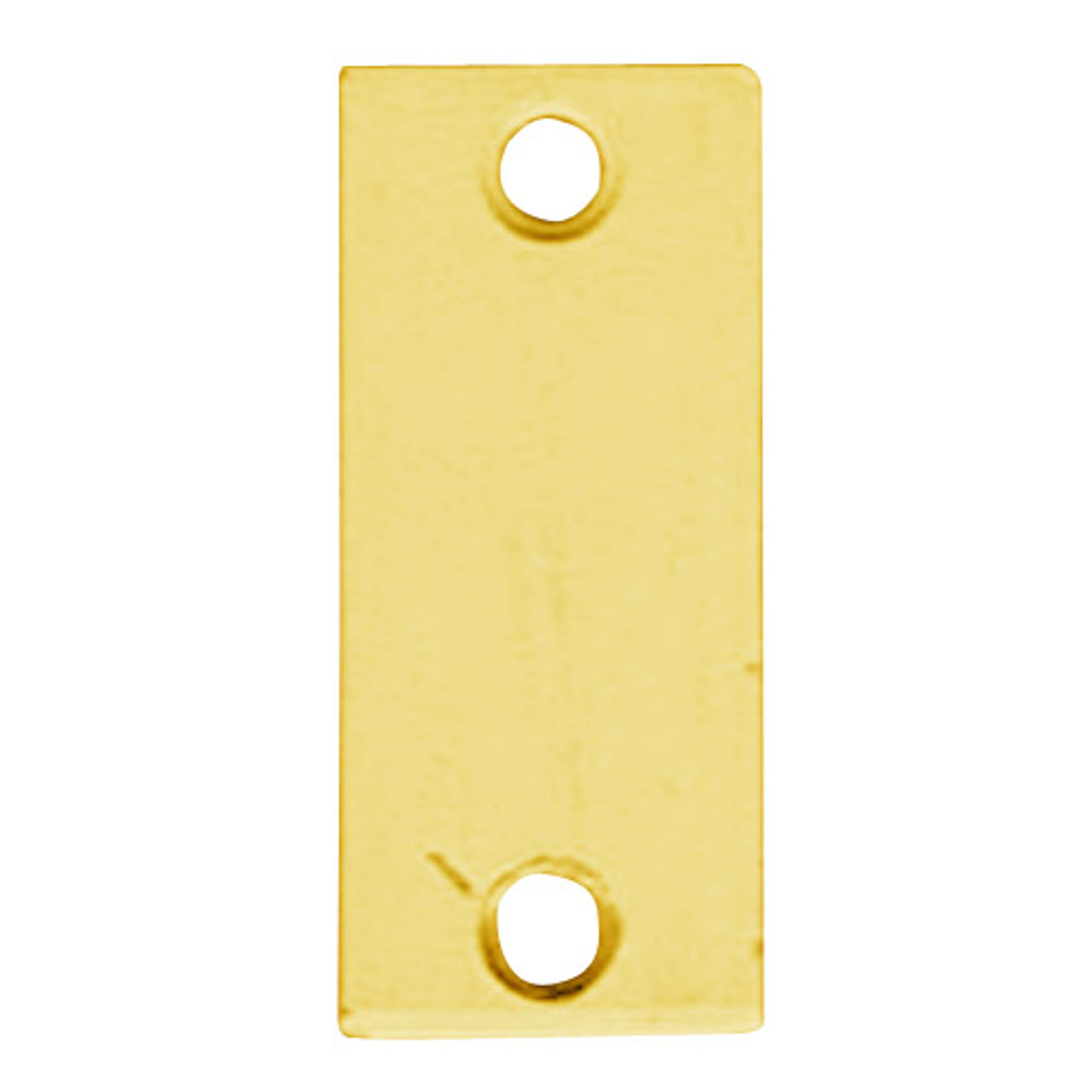 FB-225-BP Don Jo Flush Bolt Strike Filler Plate in Brass Plated Finish