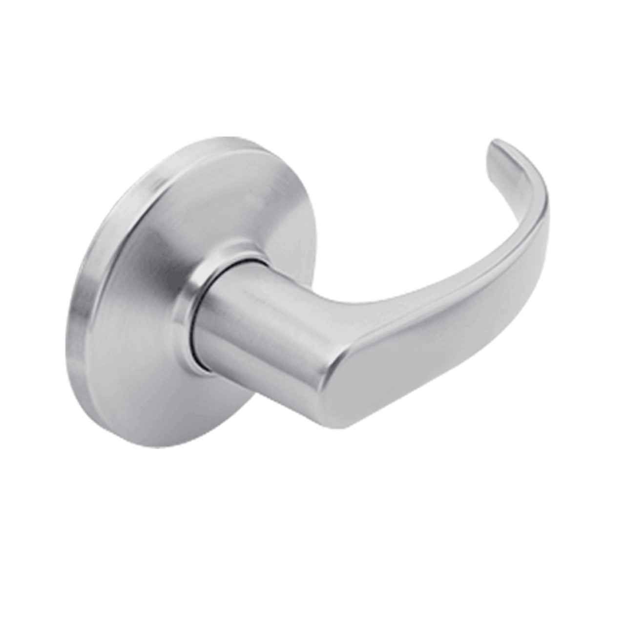 9KW57DEL14DSTK626LM Best 9KW Series Fail Safe Electromechanical Heavy Duty Cylindrical Lock with Curved w/ Return Style in Satin Chrome