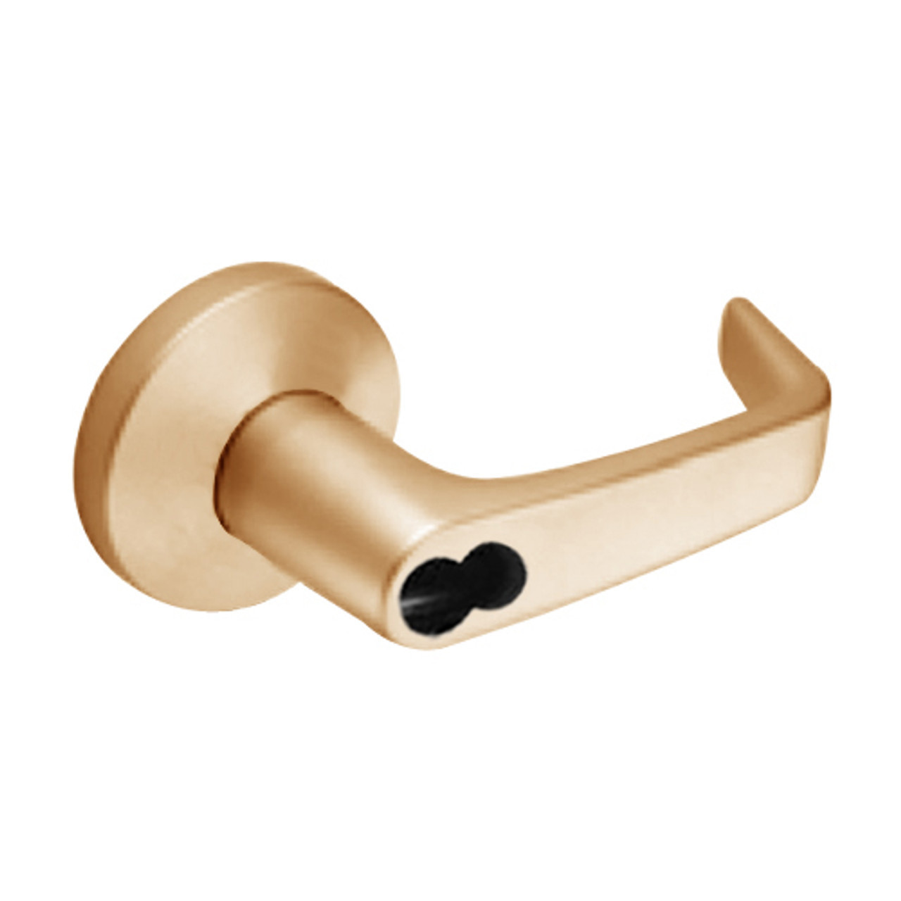 9KW57DEU15KS3612LM Best 9KW Series Fail Secure Electromechanical Heavy Duty Cylindrical Lock with Contour w/ Angle Return Style in Satin Bronze