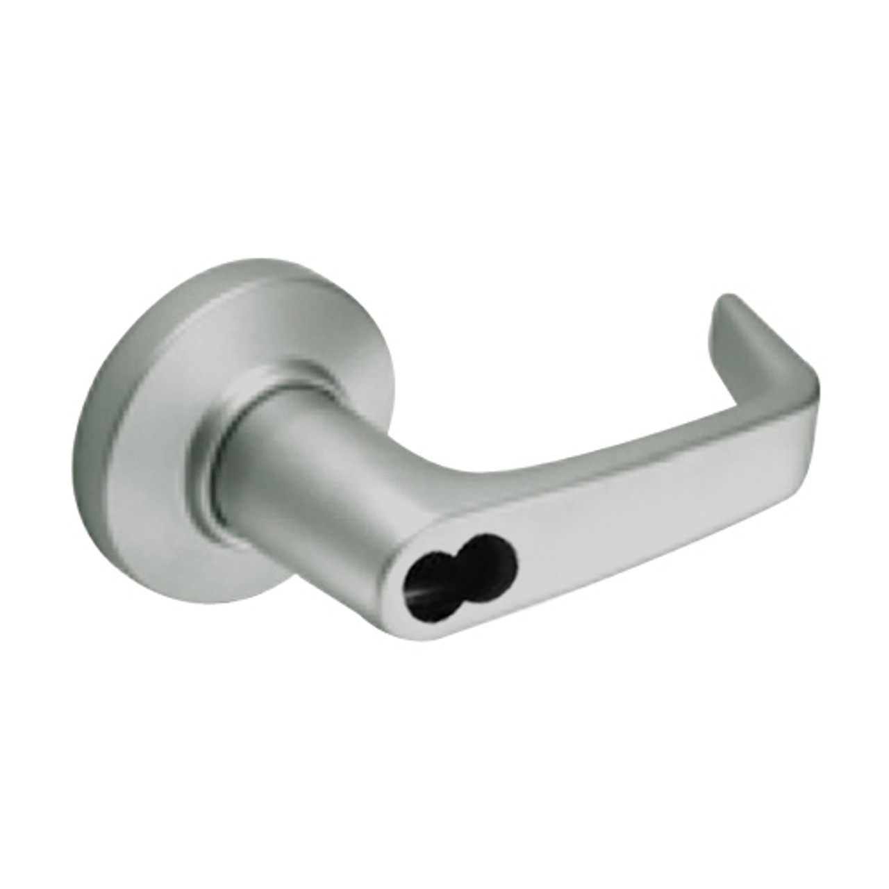 9KW57DEL15CS3619RQELM Best 9KW Series Fail Safe Electromechanical Heavy Duty Cylindrical Lock with Contour w/ Angle Return Style in Satin Nickel