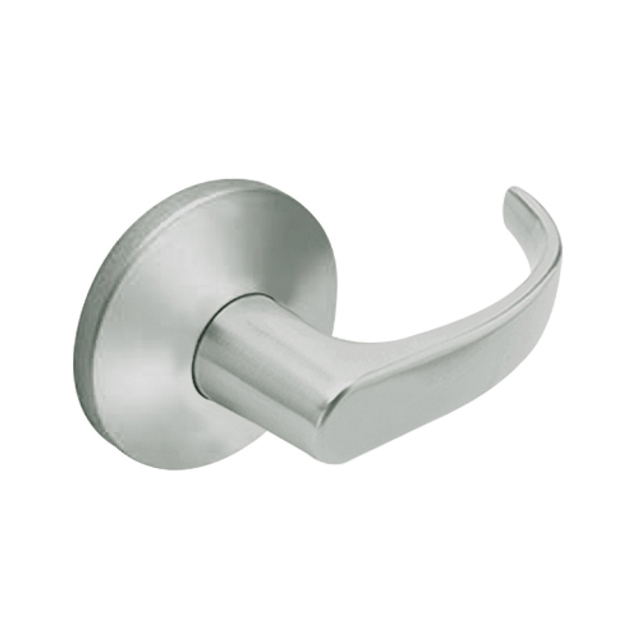 9KW57DEU14LS3619RQELM Best 9KW Series Fail Secure Electromechanical Heavy Duty Cylindrical Lock with Curved w/ Return Style in Satin Nickel