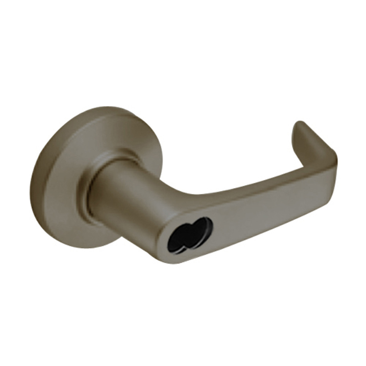 9K57H15CS3613 Best 9K Series Hotel Cylindrical Lever Locks with Contour Angle with Return Lever Design Accept 7 Pin Best Core in Oil Rubbed Bronze