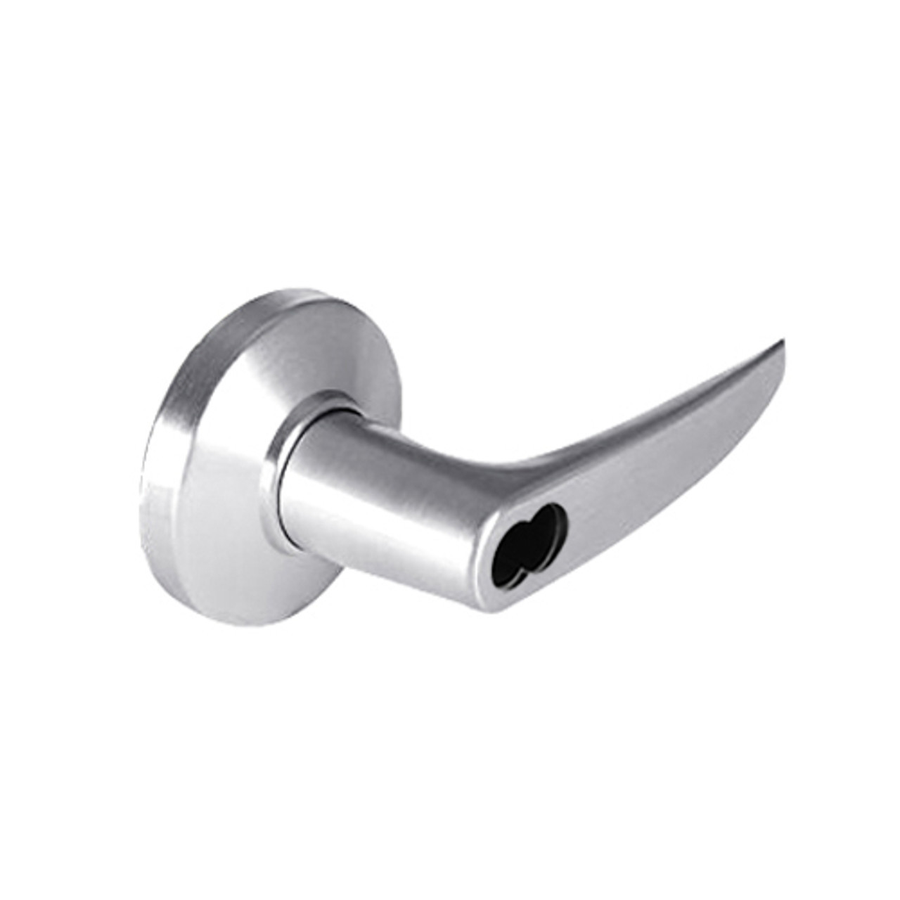 9K57HJ16CS3625 Best 9K Series Hotel Cylindrical Lever Locks with Curved without Return Lever Design Accept 7 Pin Best Core in Bright Chrome
