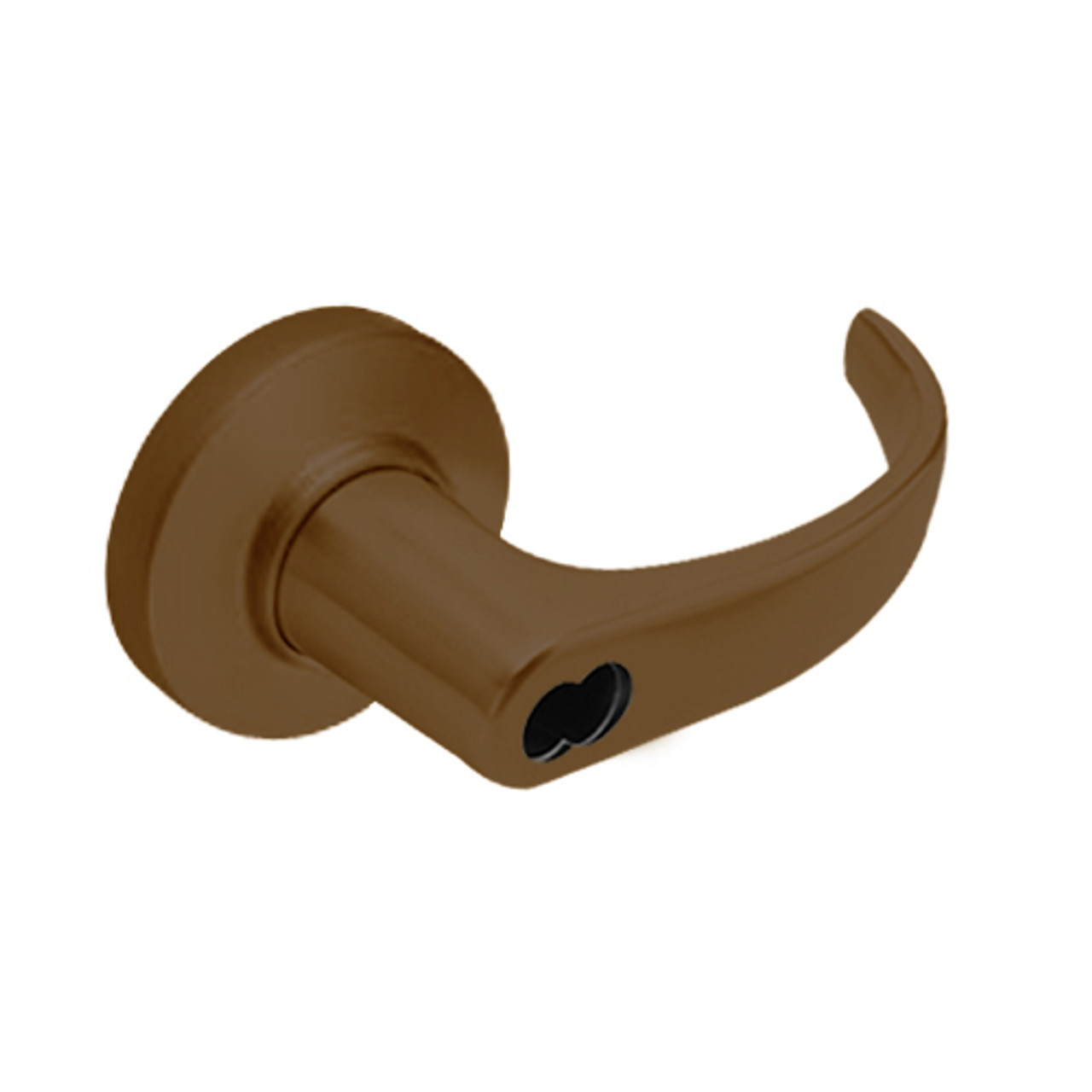 9K57H14CS3690LM Best 9K Series Hotel Cylindrical Lever Locks with Curved with Return Lever Design Accept 7 Pin Best Core in Dark Bronze
