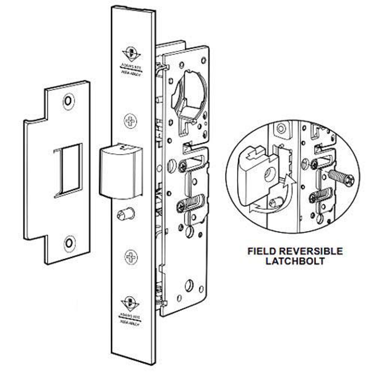 4920AN-45-000-335 Adams Rite Heavy Duty Deadlatch