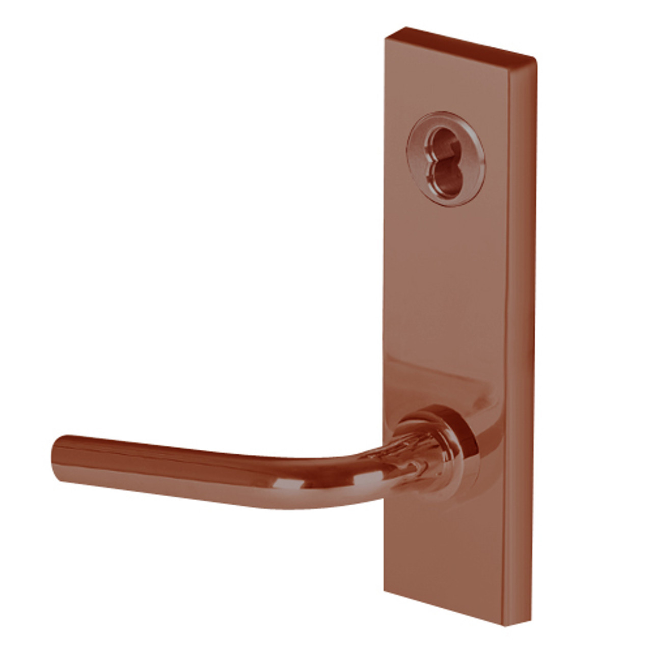 45H7TD12M690VIT Best 40H Series Dormitory with Deadbolt Heavy Duty Mortise Lever Lock with Solid Tube with No Return in Dark Bronze
