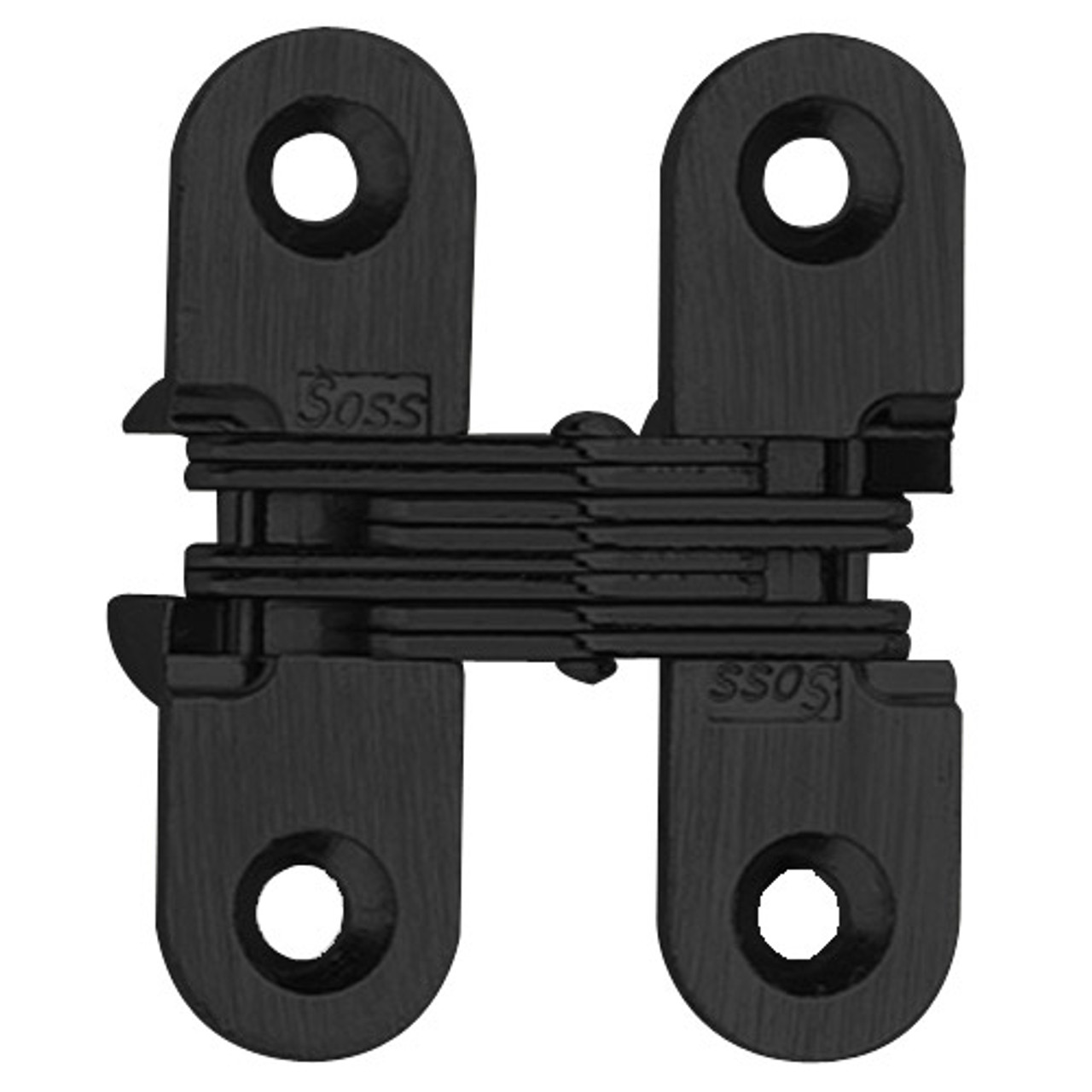 203C-US19 Soss Invisible Hinge in Black E-Coated Finish