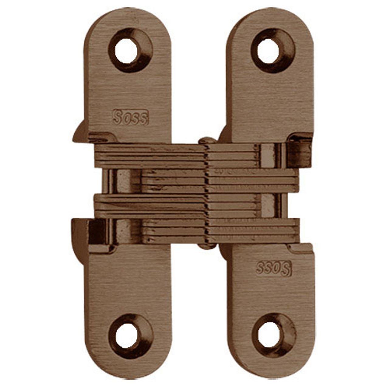 208-US10BL Soss Invisible Hinge in Oil Rubbed Bronze Finish