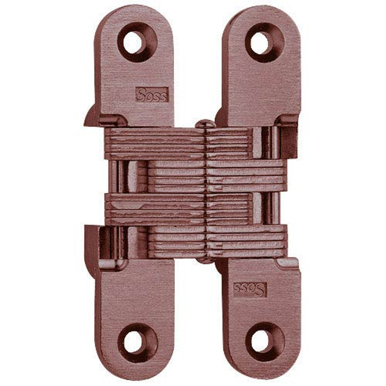 212-US5 Soss Invisible Hinge in Antique Brass Finish