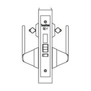 MRX-A-34-630-RHR-IC TownSteel Ligature Resistant Intruder Dead Bolt with Auxiliary Dead Latch Mortise Lock Double Cylinders with Arch Trim - Right Hand Reverse in Satin Stainless Steel