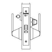 MRX-A-RF-630-LHR-SALFIC TownSteel Ligature Resistant Female Patient Privacy RF with thumb turn Mortise Lock Single Cylinders with Arch Trim - Left Hand Reverse in Satin Stainless Steel