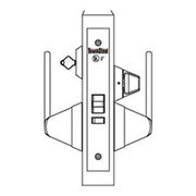 MRX-A-LTF-630-RHR-CLFIC TownSteel Ligature Resistant Female Patient Privacy LTF with thumb turn Mortise Lock Single Cylinders with Arch Trim - Right Hand Reverse in Satin Stainless Steel