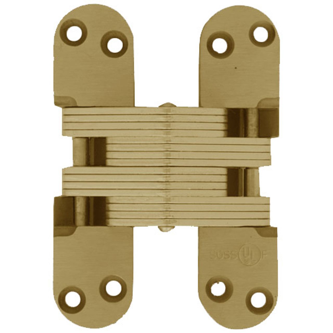 220AS-US4 Soss Invisible Hinge in Satin Brass Finish