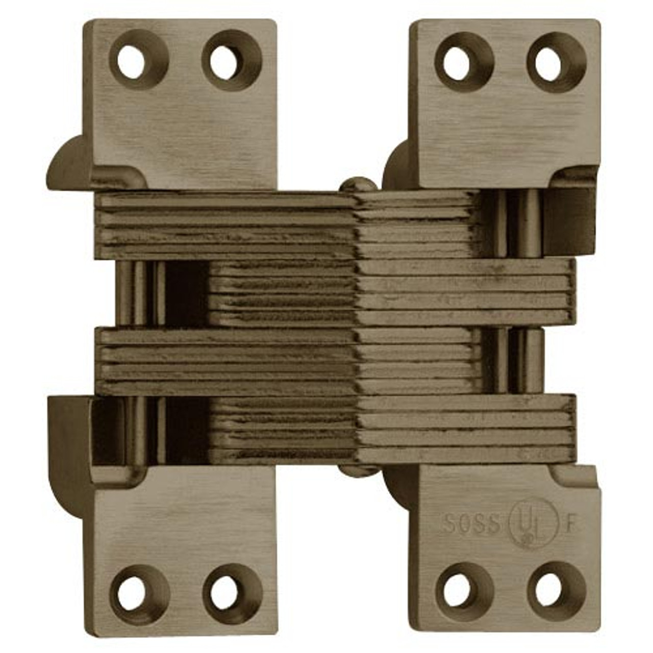 420-US15 Soss Invisible Hinge in Satin Nickel Finish