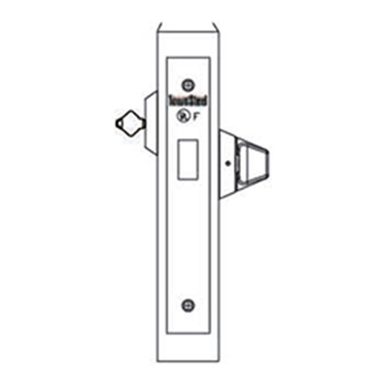 MRX-S-L-29-630-SLFIC TownSteel Heavy Duty Anti-Ligature Classroom Dead Lock with thumb turn x Knob Mortise Lock Single Cylinder with Sectional trim in Satin Stainless Steel MRX-S-L-29-630-SLFIC TownSteel Heavy Duty Anti-Ligature Classroom Dead Lock with thumb turn x Knob Mortise Lock Single Cylinder with Sectional trim in Satin Stainless Steel
