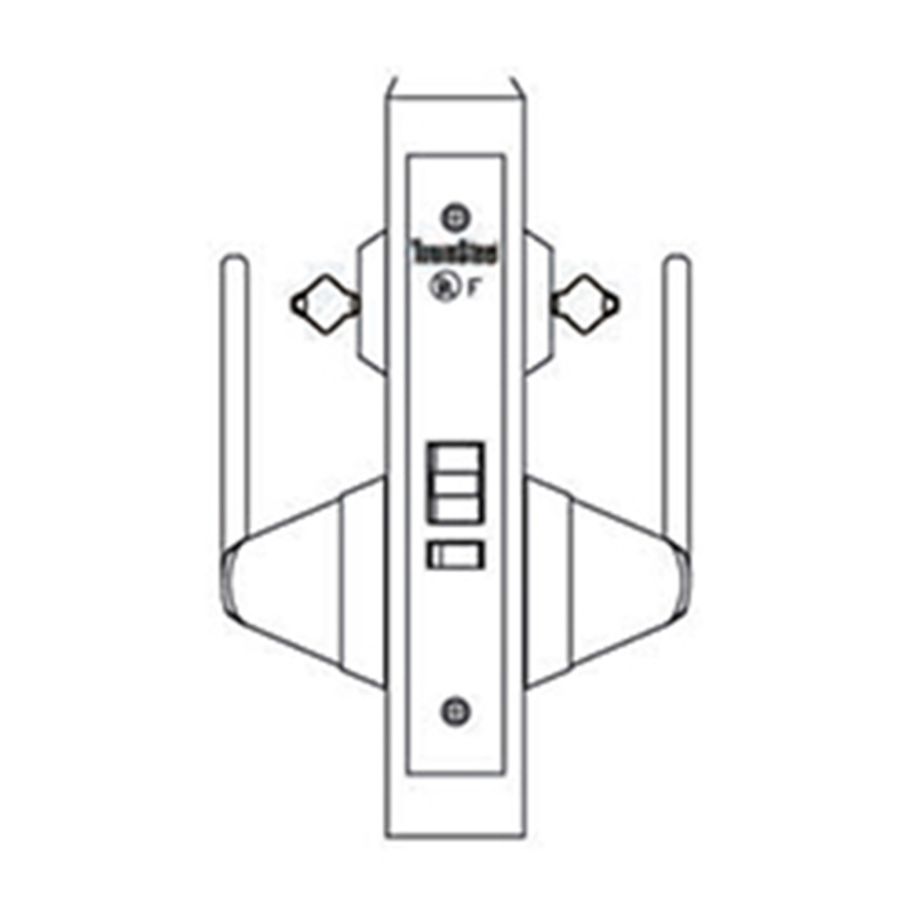 MRX-E-L-30-630 TownSteel Heavy Duty Anti-Ligature Institutional x Levers Mortise Lock Double Cylinders with Escutcheon Trim in Satin Stainless Steel MRX-E-L-30-630 TownSteel Heavy Duty Anti-Ligature Institutional x Levers Mortise Lock Double Cylinders with Escutcheon Trim in Satin Stainless Steel