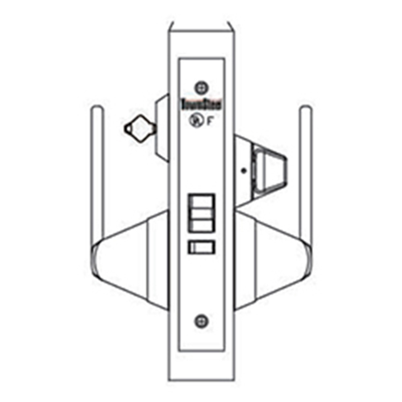 MRX-E-L-LTF-630-SALFIC TownSteel Heavy Duty Anti-Ligature Female Patient Privacy LTF with thumb turn x Levers Mortise Lock Single Cylinders with Escutcheon Trim in Satin Stainless Steel MRX-E-L-LTF-630-SALFIC TownSteel Heavy Duty Anti-Ligature Female Patient Privacy LTF with thumb turn x Levers Mortise Lock Single Cylinders with Escutcheon Trim in Satin Stainless Steel