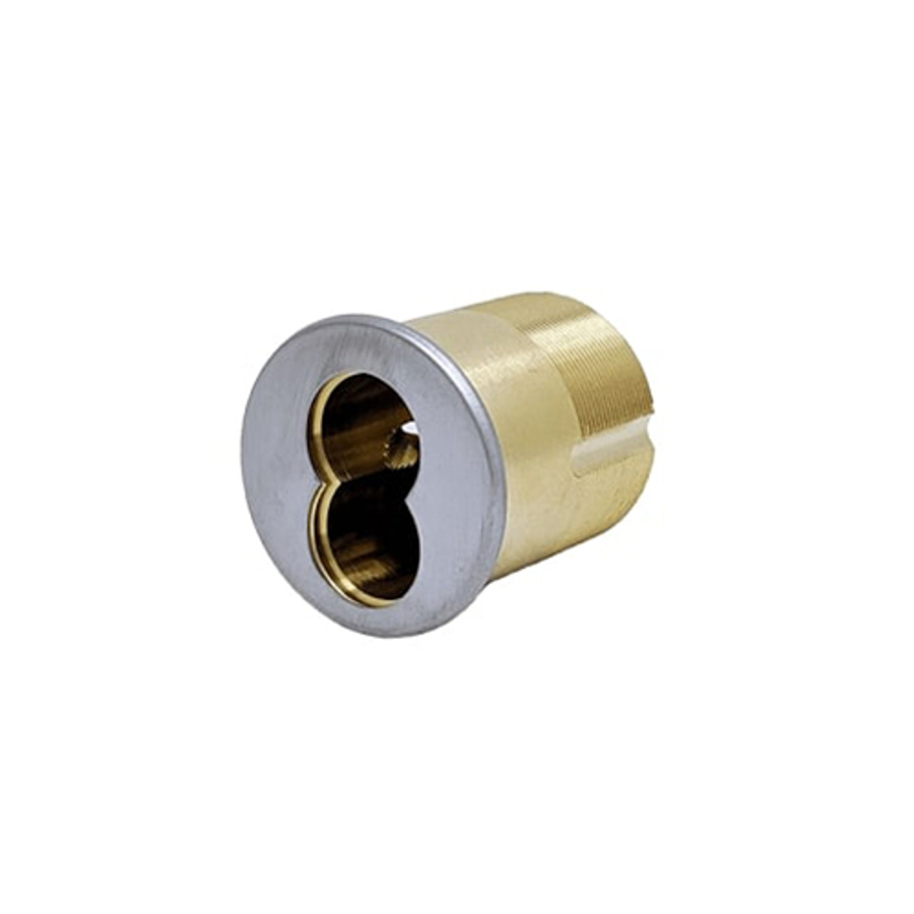 CRR8805FL-612-ICLC Yale 8800FL Series Single Cylinder Mortise Storeroom/Closet Locks with Carmel Lever Lock Prepped for LFIC in Satin Bronze