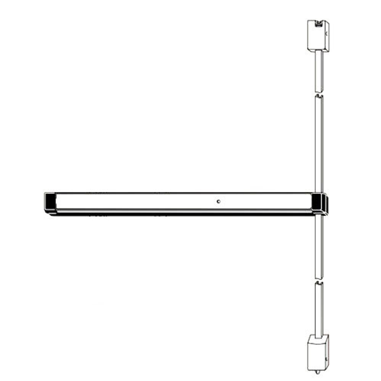 Adams Rite Narrow Stile Surface Vertical Rod Exit Device