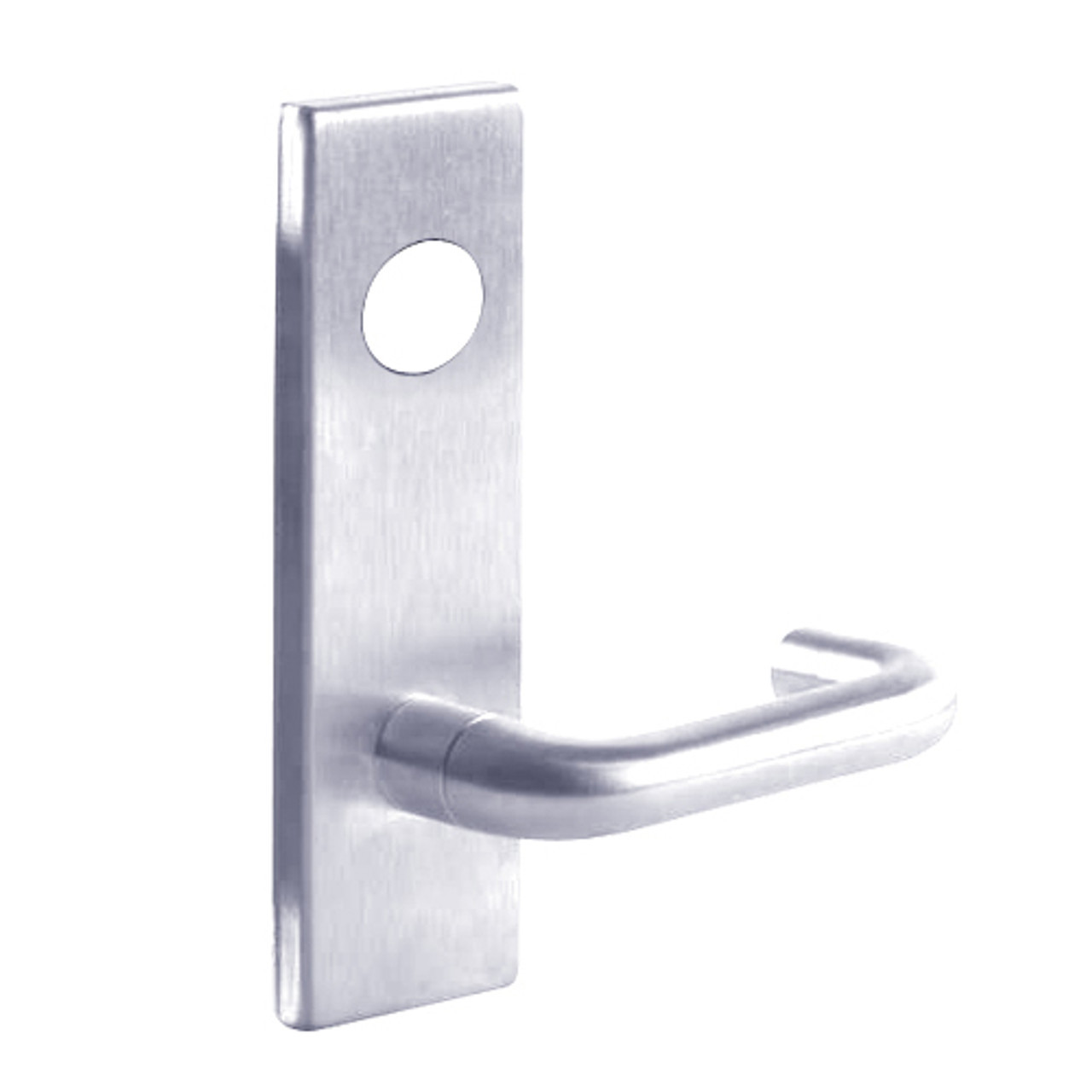 L9050B-03N-625 Schlage L Series Entrance Commercial Mortise Lock with 03 Cast Lever Design Prepped for SFIC in Bright Chrome