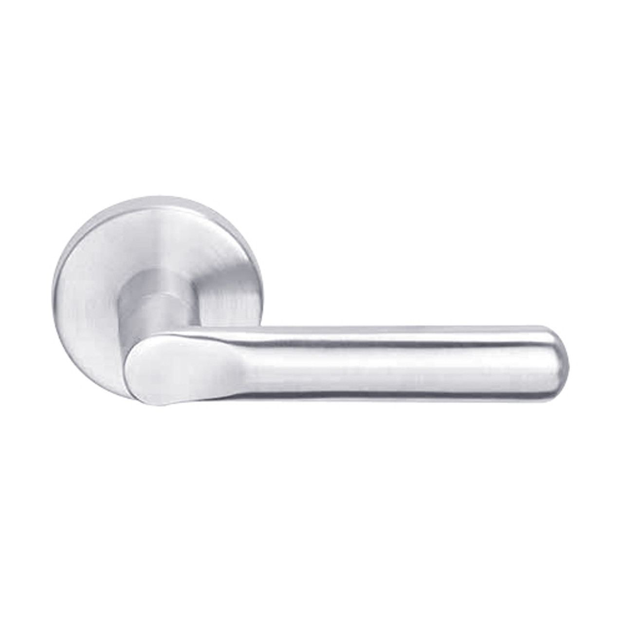 L9080P-18B-625-RX Schlage L Series Storeroom Commercial - Request to Exit Mortise Lock with 18 Cast Lever Design in Bright Chrome