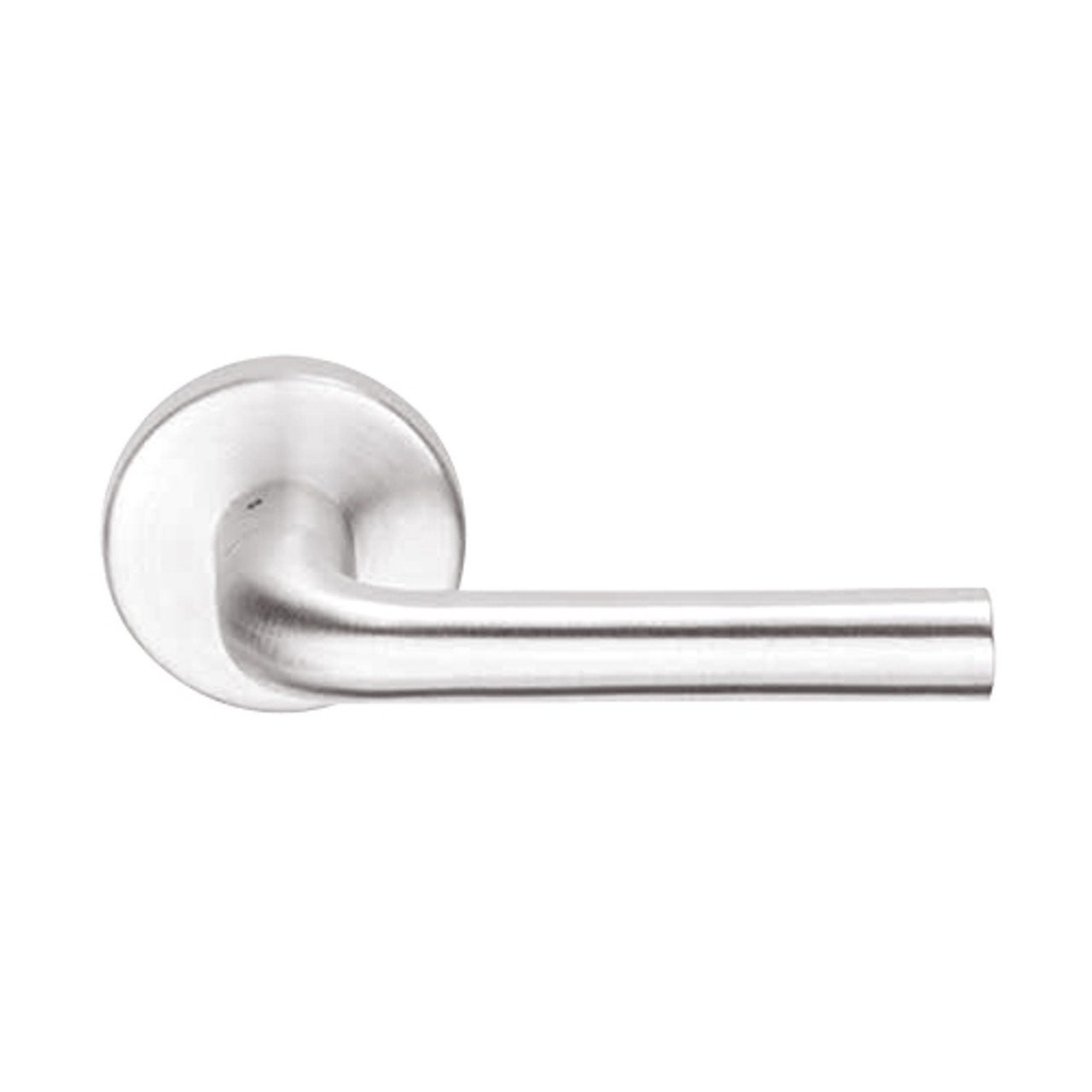 L9076J-02A-629 Schlage L Series Classroom Holdback Mortise Lock with 02 Cast Lever Design Prepped for FSIC in Bright Stainless Steel