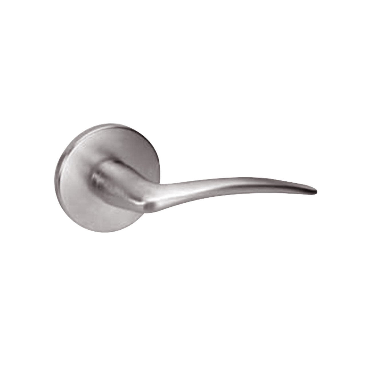 ARR8805FL-629-RH-ICLC Yale 8800FL Series Single Cylinder Mortise Storeroom/Closet Locks with Arcadia Lever - Right-Handed Lock Prepped LFIC in Bright Stainless Steel