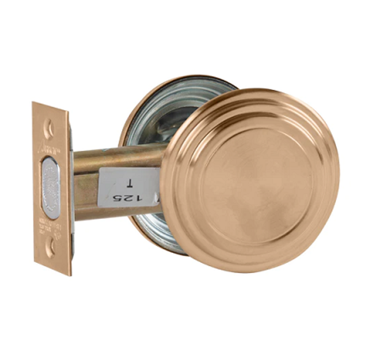 E60-10-346-141 Arrow E Series Grade 2 Thumbturn - Blank Plate Deadlock in Satin Bronze